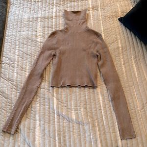 Zara Cropped Turtleneck